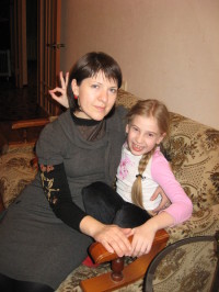 Наталья Чивилева с дочерью Алисой.