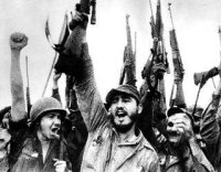 Фидель Кастро (Fidel Castro) - кадр из программы Rebels of the Sierra Maestra на канале CBS, Гавана, Куба, 1957.