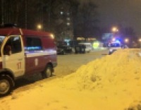 Грузовик протаранил газопровод в Кирове.