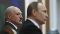 Александр Лукашенко и Владимир Путин, 25 февраля 2016.  REUTERS/Ekaterina Shtukina