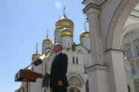 Президент Владимир Путин на церемонии инаугурации в Московском Кремле 7 мая 2018 года   Sputnik/Sergei Bobylyov/Pool via REUTERS
