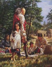Индейская семья