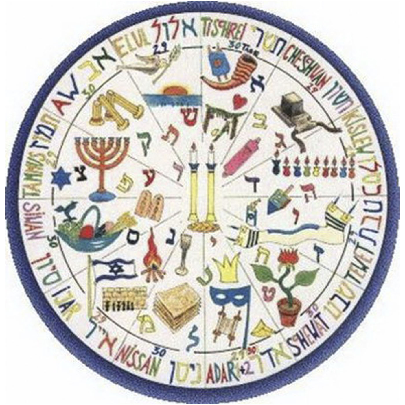 еврейский календарь картинки